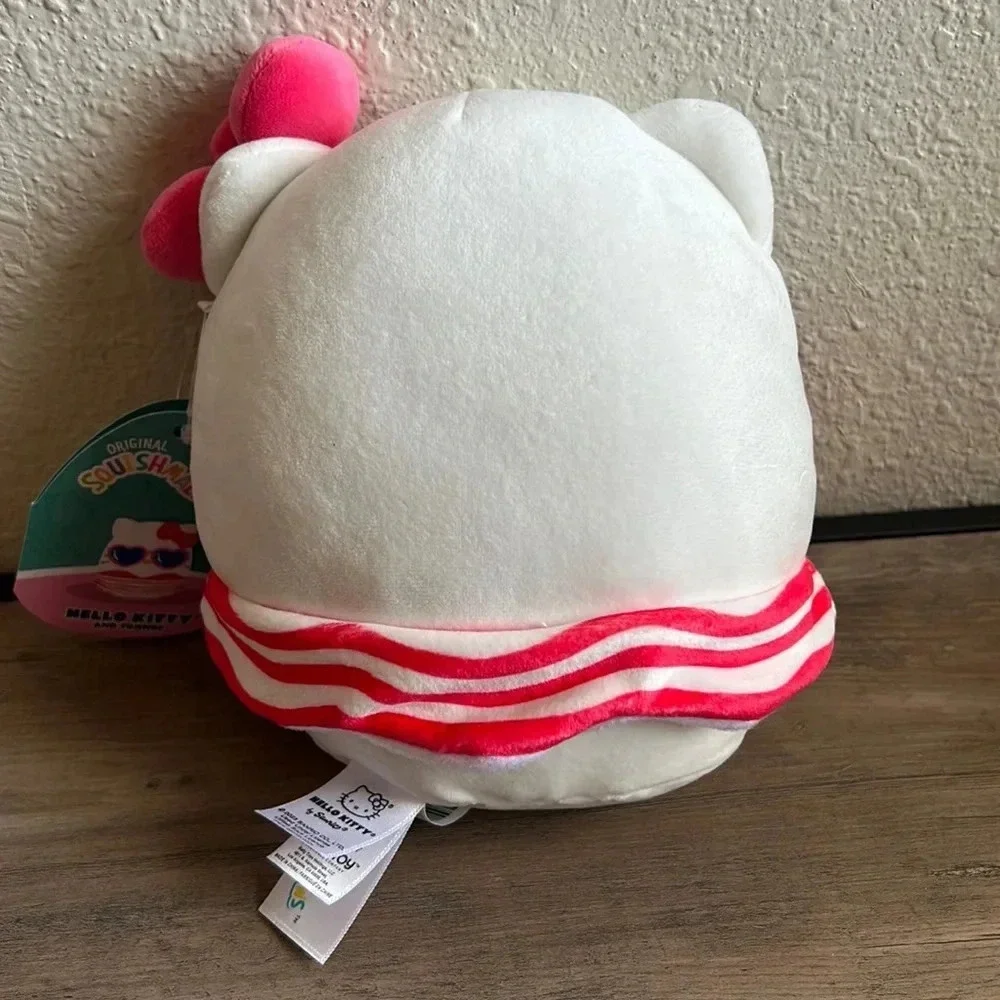 🦖🩷6.5” Squishmallow Sanrio Hello Kitty and Friends. Bathing Suit Summer